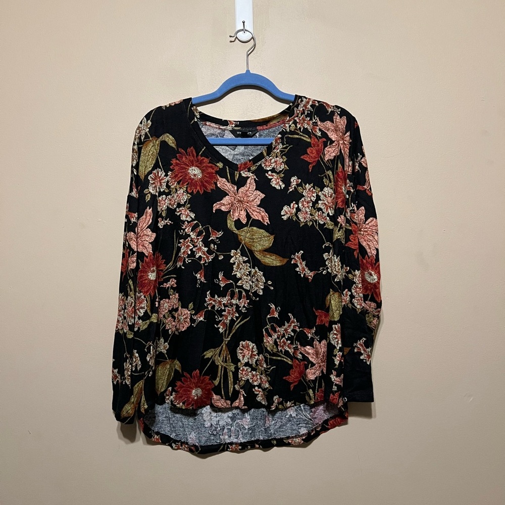 Well Worn Floral Knit Top